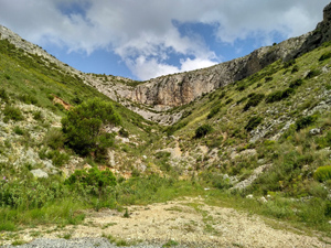 Rugged barranco on Miserat