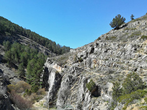 View up the Barranco