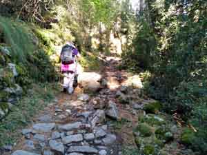 Path up from Encamp