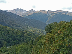 Looking up the Val d'Arties