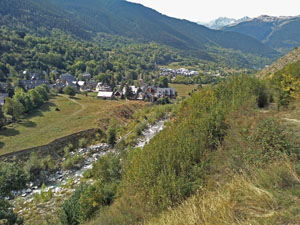 Typical upper valley village