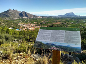 Segaria and distant Montgo