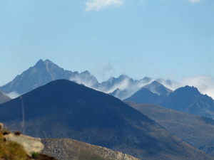 View NE towards Pessons and Montmalus