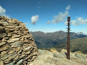 Summit cairn