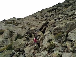 Boulder hopping