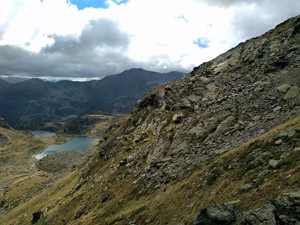 Looking back over the lake from the NW