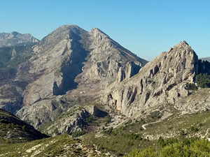 Distant canal leading up to Malla de Llop