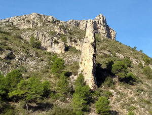 Rock spire