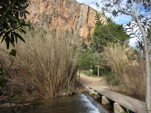 Crossing the Turia River