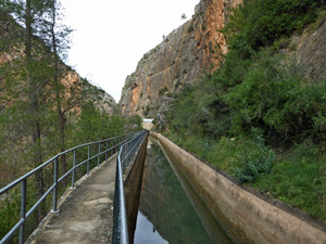 The return route via the Hydro plant canal