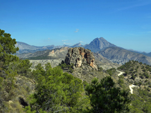 View to El Cantal from Lázaro ridge