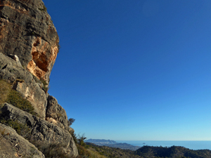 View along the coast from El Cantal