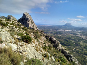 Ridge view from near the masts