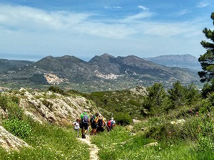 Segaria and Montgo from the descent