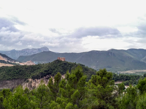 Looking over Forna castle
