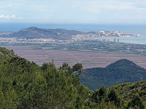 View down to Cullera and beyond