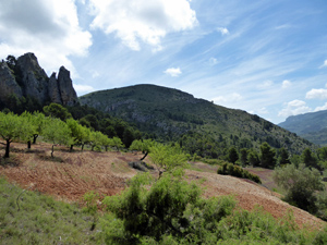 rocky outcrops above Abdet
