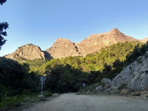 Looking back across Moles dels Viernets