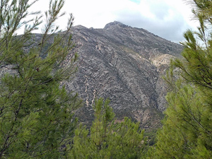 Looming Bernia ridge