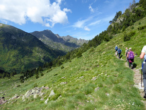 Looking West along the Tristaina Valley