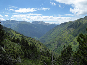 View towards el Serrat