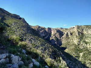 Upper barranco scenery