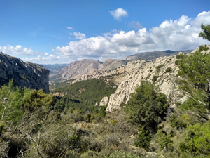 Looking SW towards Sella