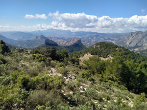 View of the astonishing Castellets