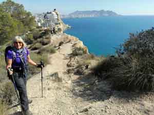 Cliff edge path