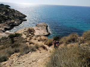 Last steep climb