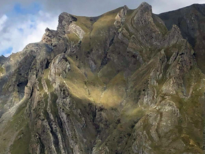 Looking N from the col