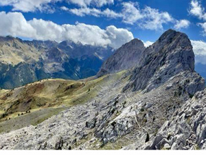 The two principal peaks of Foratata (not reached)