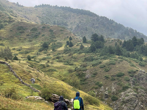Return route looking at Momte Baladrias
