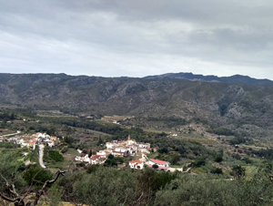 Looking over the valley villages