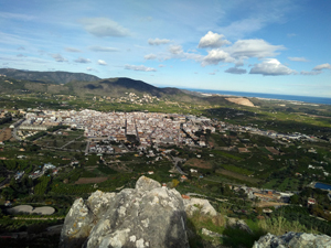 View over Pego