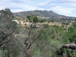 Lloma Larga (El Cau) in the distance