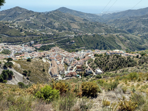 Looking back to Competa