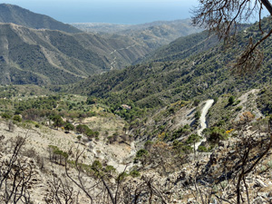 From Collado down to Casa de la Mina