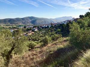 Looking over Agres village