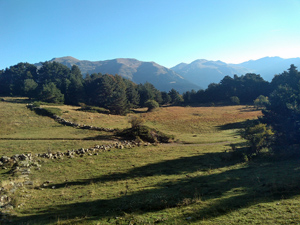 Pyrenean pastures and wide views