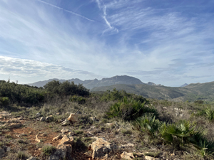 4. Plateau looking towards Bernia Ridge