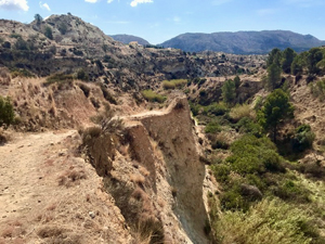 Following the Rio Amadorio.