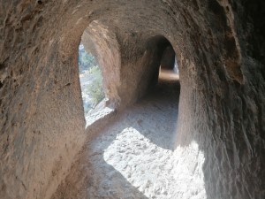 Roman Levada inside tunnel
