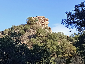 Rock promontory