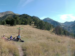 From the col above Sorteny