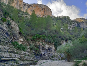 From the bottom of the barranco