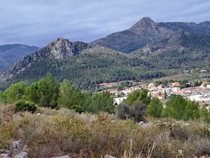 View towards Castellet de Orba and Cavall Verd.