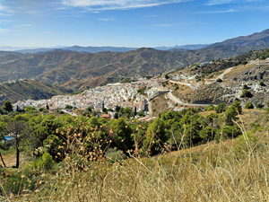 Looking down to Competa