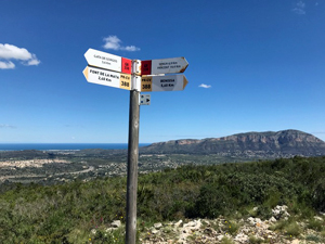 Montgo from the summit of Serrellars
