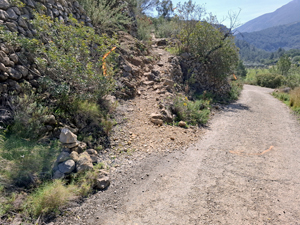 The start of the second ascent